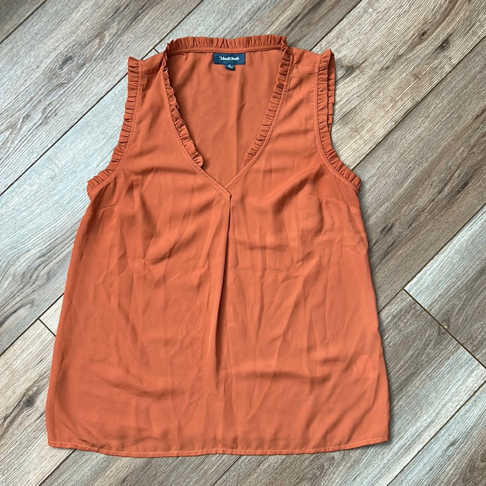 Orange ModCloth tank top